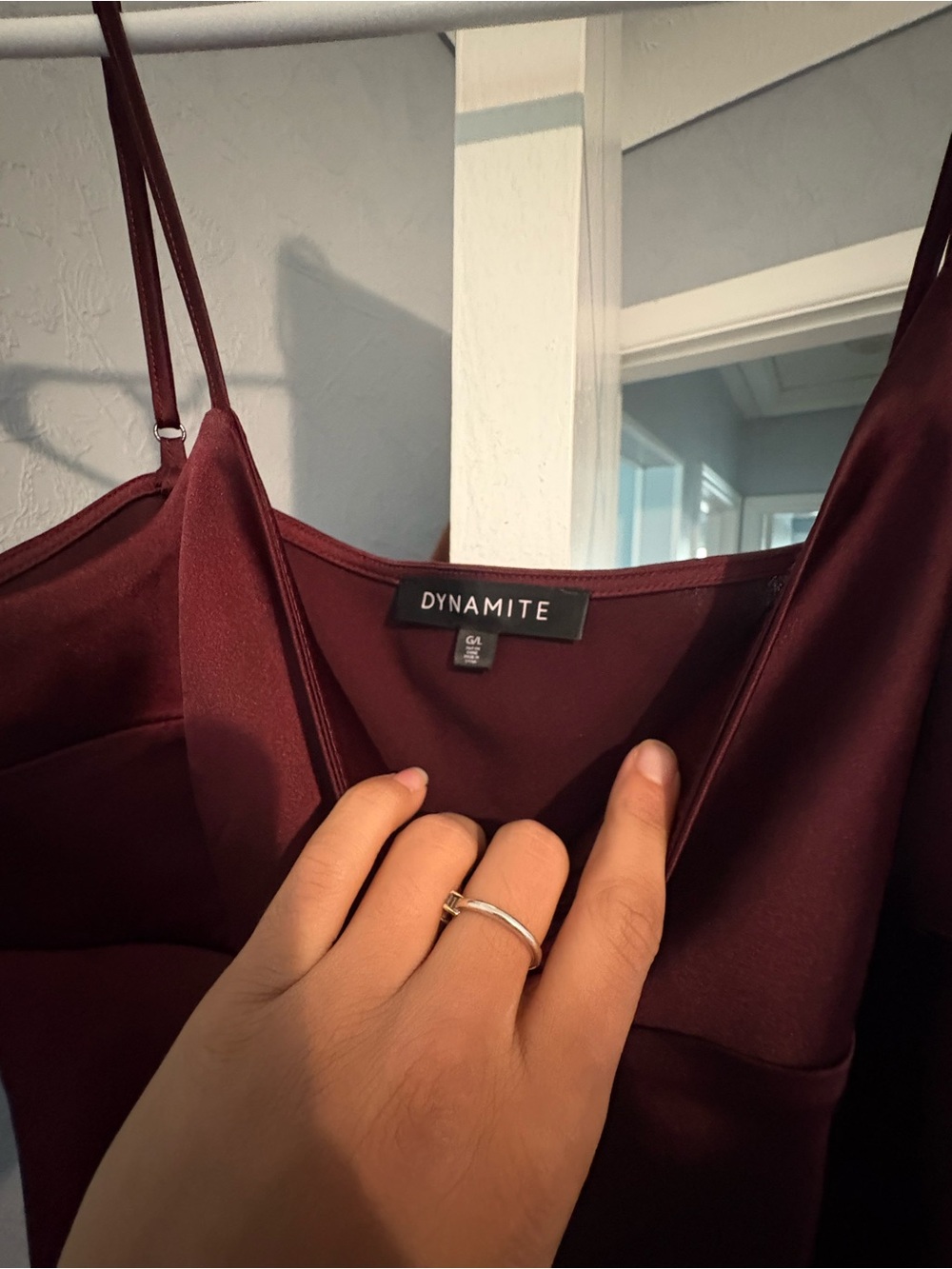 Dynamite Amira Satin Maxi Slip Dress - Picture 4 of 4